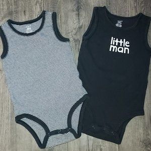 Carter's Baby Boy Bodysuits (2) 18 mths